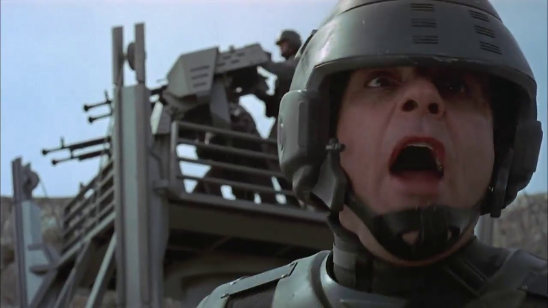 Screenshot: Starship Troopers trailer